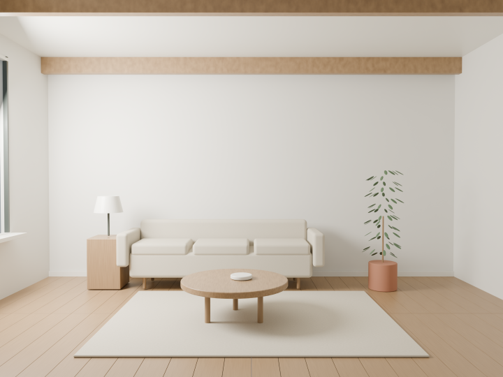 Linen Living Room, an original simulated room